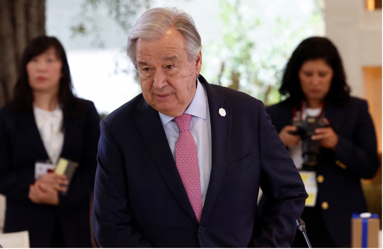 Tổng thư ký Liên hợp quốc Antonio Guterres. (Nguồn: Reuters) Tổng thư ký Liên hợp quốc Antonio Guterres. (Nguồn: Reuters)