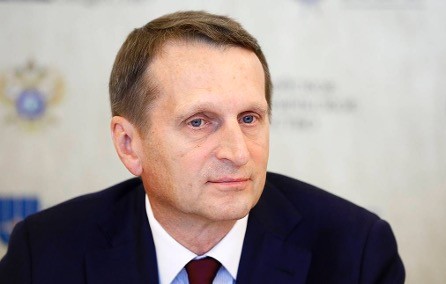 Giám đốc Cơ quan Tình báo Đối ngoại Nga Sergey Naryshkin © Alexander Shcherbak/TASS