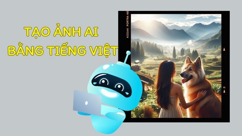 tao anh ai bang tieng viet tren copilot voi vai thao tac don gian