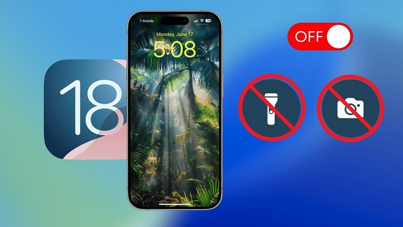 Xóa ứng dụng trên màn hình khóa iPhone với iOS 18 đơn giản, nhanh chóng Xóa ứng dụng trên màn hình khóa iPhone với iOS 18 đơn giản, nhanh chóng