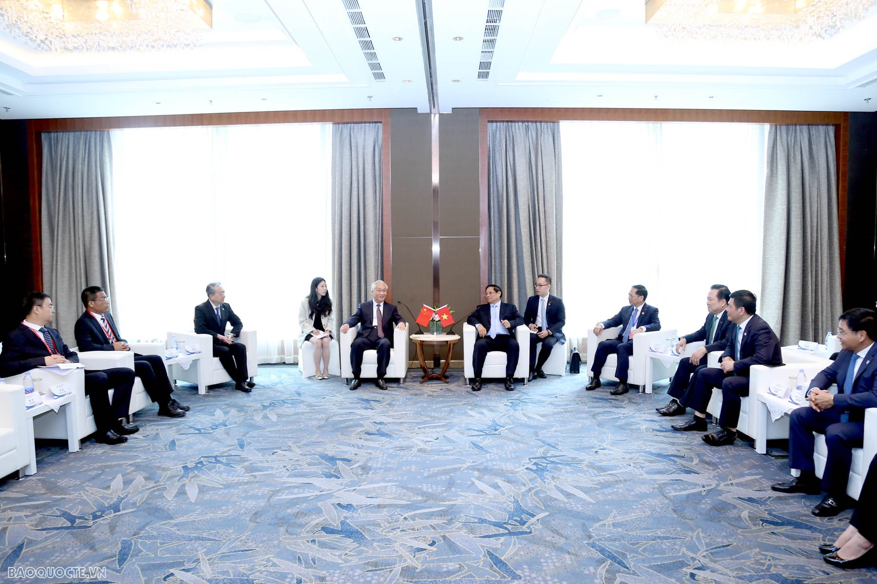 Thủ tướng Phạm Minh Chính tiếp Phó Thủ tướng Trương Quốc Thanh