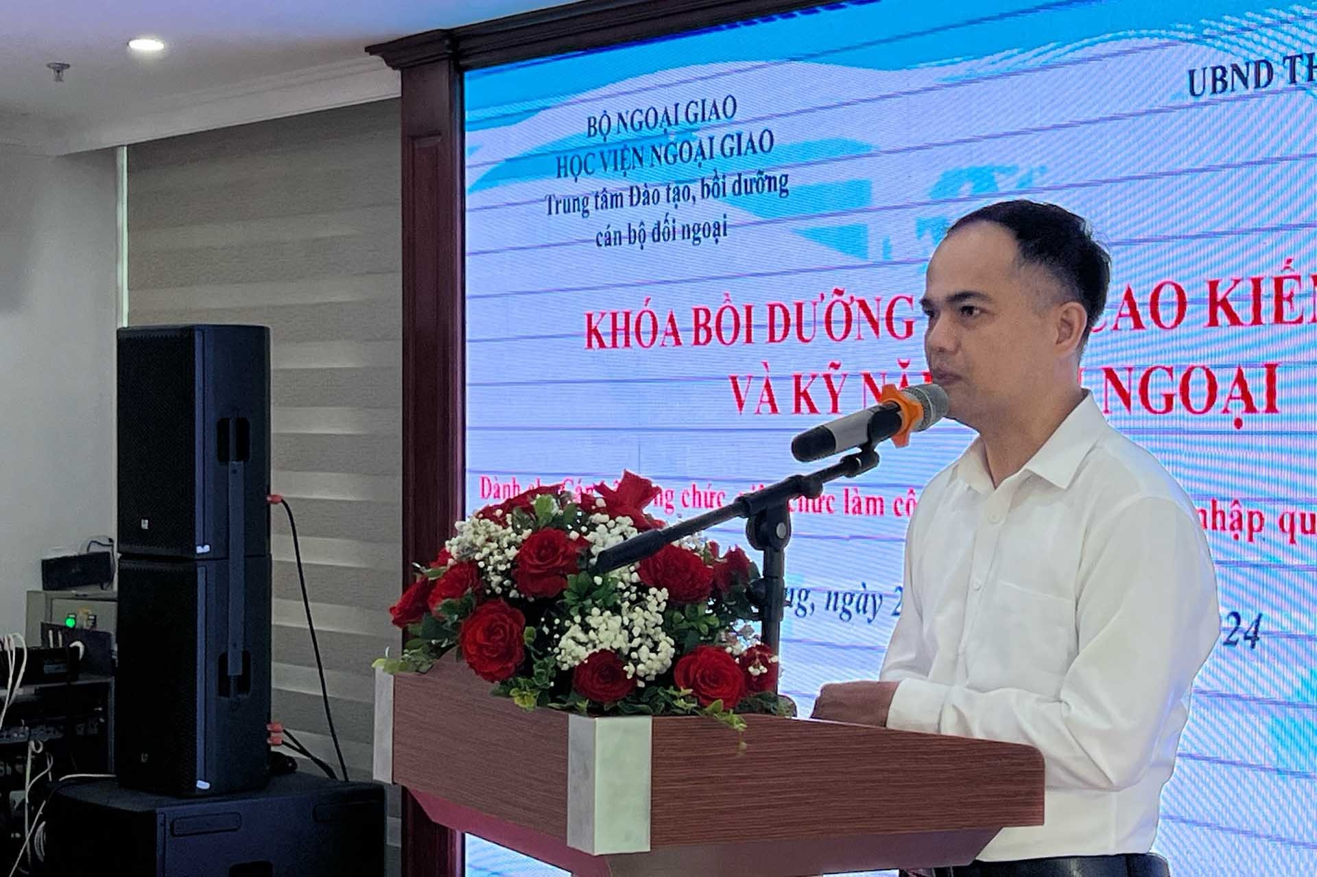 Học viện Ngoại giao tổ chức khóa bồi dưỡng dành cho công chức, viên chức của thành phố Hải Phòng