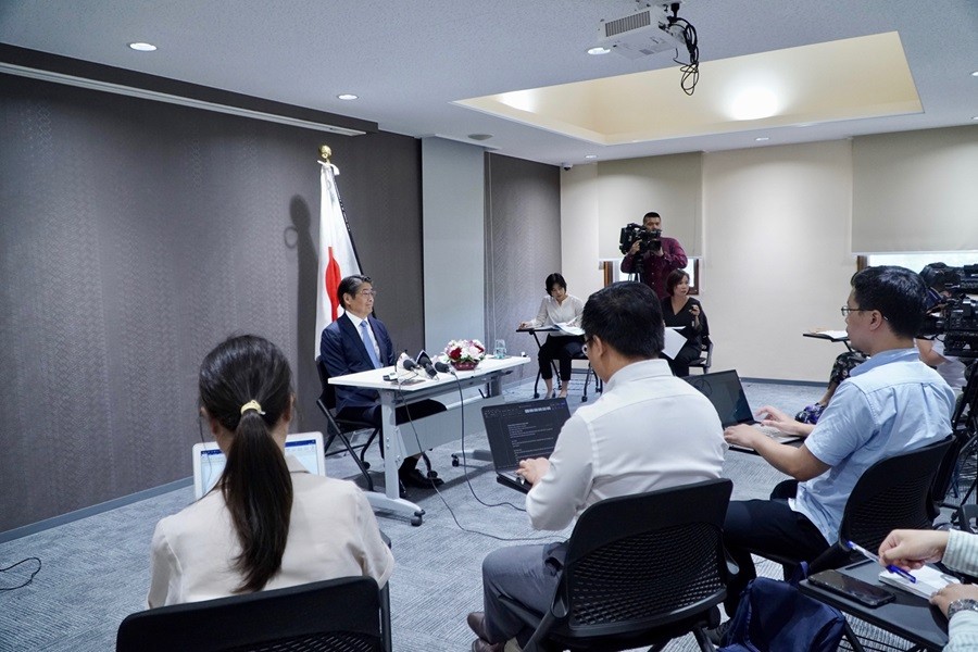 Tân Đại sứ Nhật Bản quyết tâm dành mọi sức lực để hiện thực hóa ý chí cấp cao Nhật-Việt Tân Đại sứ Nhật Bản quyết tâm dành mọi sức lực để hiện thực hóa ý chí cấp cao Nhật-Việt