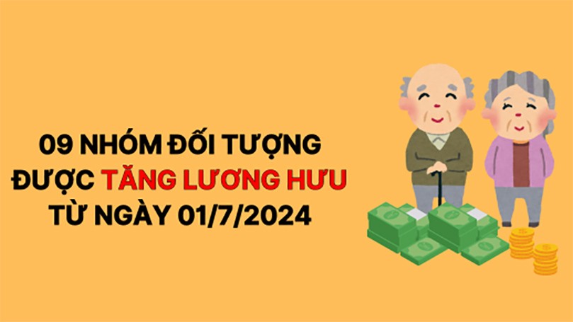 9 nhóm đối tượng được tăng 15% mức lương hưu mới nhất