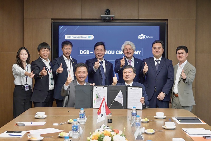 FPT Software ký kết MOU với tập đoàn DGB Financial Group FPT Software ký kết MOU với tập đoàn DGB Financial Group