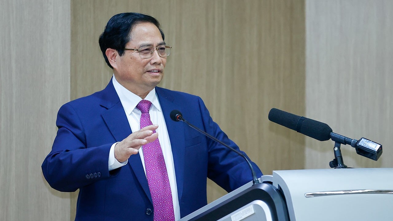 thu tuong pham minh chinh gui thong diep quan trong tai dai hoc quoc gia cua han quoc