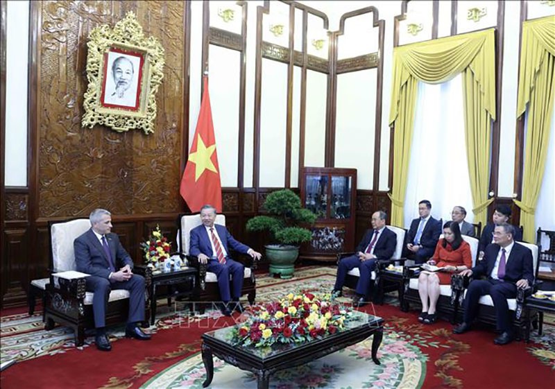 Chủ tịch nước Tô Lâm tiếp Đại sứ Belarus