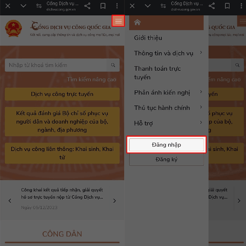 Cách đăng nhập cổng dịch vụ công Quốc gia bằng VNeID nhanh chóng Cách đăng nhập cổng dịch vụ công Quốc gia bằng VNeID nhanh chóng