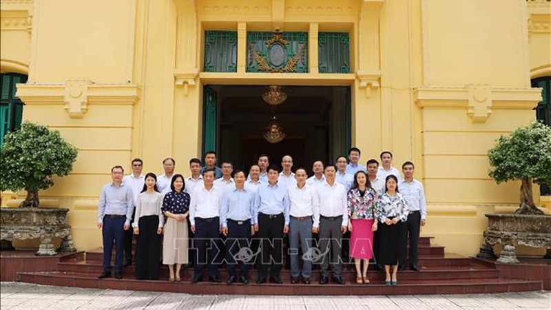 Thường trực Ban Bí thư Lương Cường làm việc với Ban Đối ngoại Trung ương Thường trực Ban Bí thư Lương Cường làm việc với Ban Đối ngoại Trung ương