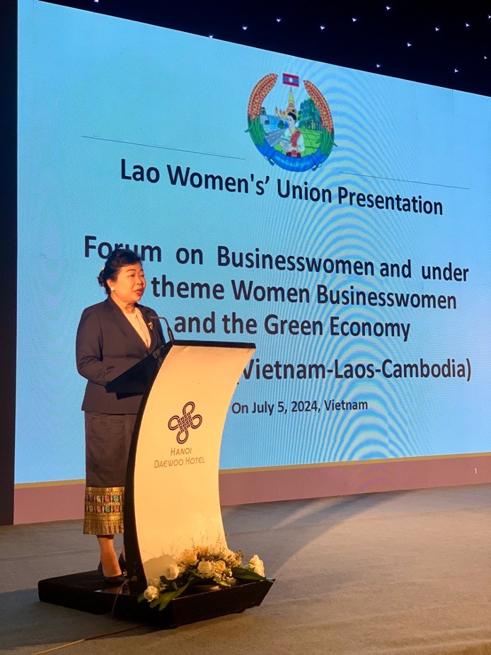 Nữ doanh nhân là lực lượng không thể tách rời trong chiến lược phát triển kinh tế xanh ở Việt Nam-Lào-Campuchia
