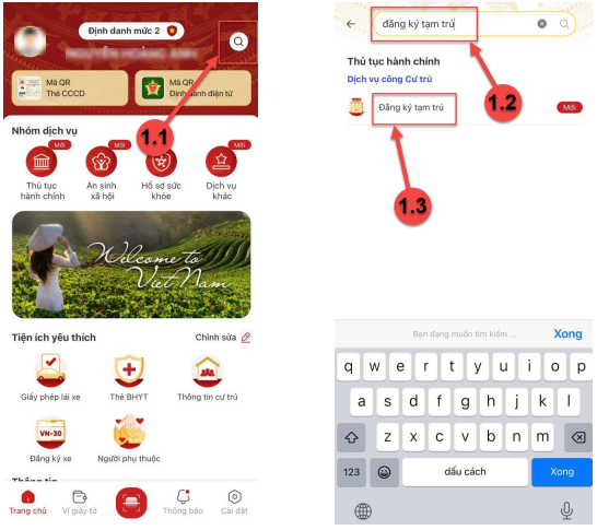 Hướng dẫn chi tiết cách đăng ký tạm trú trên VNeID