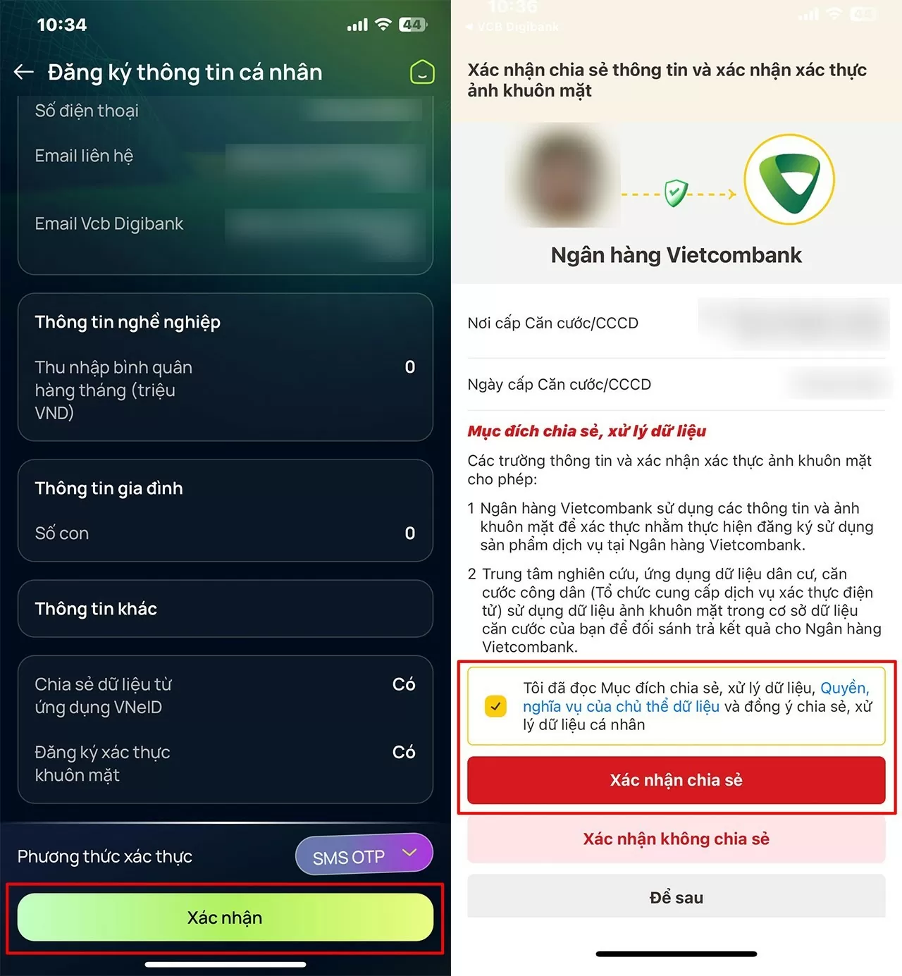 Cách không cần quét NFC CCCD vẫn xác thực sinh trắc học ngân hàng Cách không cần quét NFC CCCD vẫn xác thực sinh trắc học ngân hàng