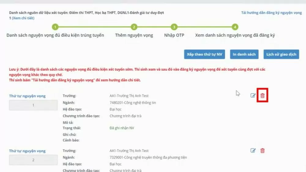 Cách đăng ký nguyện vọng đại học online siêu đơn giản Cách đăng ký nguyện vọng đại học online siêu đơn giản