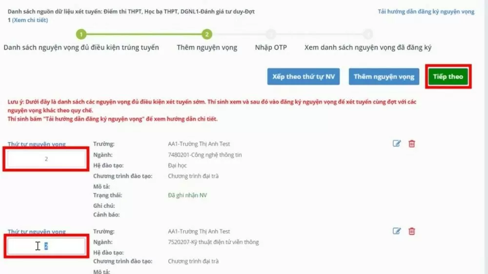 Cách đăng ký nguyện vọng đại học online siêu đơn giản Cách đăng ký nguyện vọng đại học online siêu đơn giản