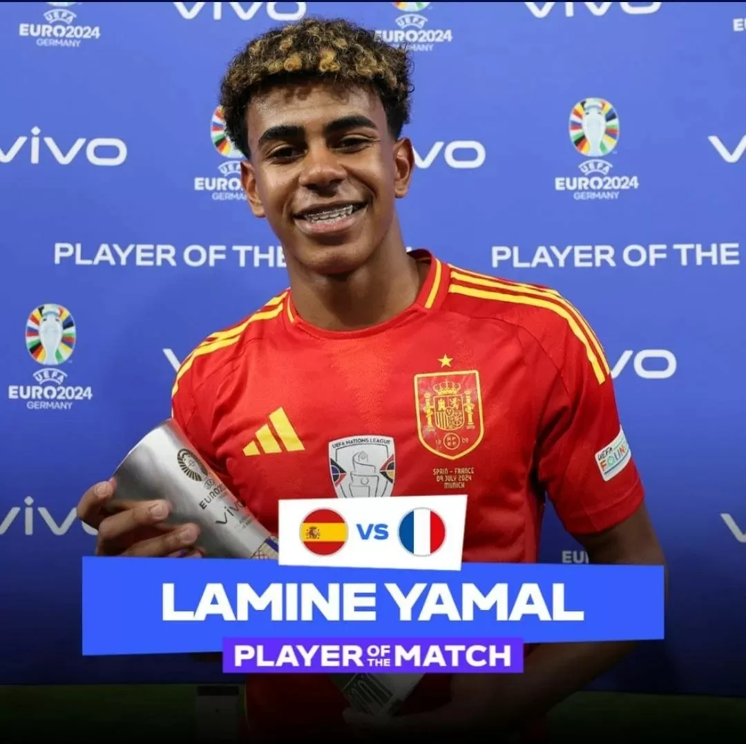 Hả hê ăn mừng, Yamal giễu cợt Rabiot Hả hê ăn mừng, Yamal giễu cợt Rabiot