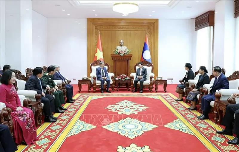 Chủ tịch nước Tô Lâm hội kiến Chủ tịch Quốc hội Lào Saysomphone Phomvihane Chủ tịch nước Tô Lâm hội kiến Chủ tịch Quốc hội Lào Saysomphone Phomvihane