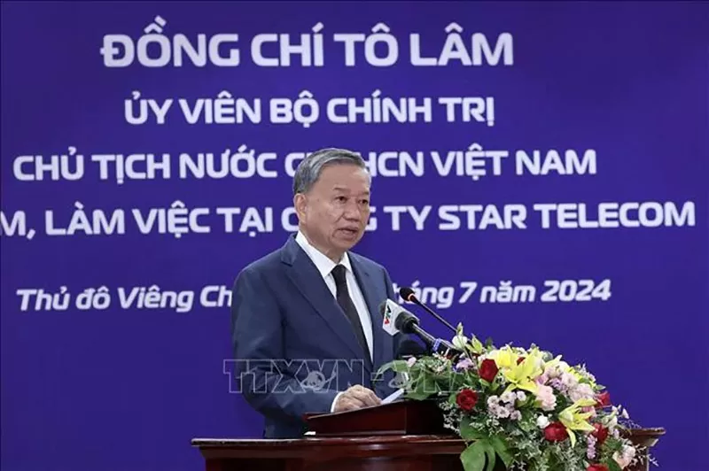 Liên doanh Star Telecom tiếp tục là biểu tượng, là hình mẫu hợp tác kinh tế Lào-Việt Nam Liên doanh Star Telecom tiếp tục là biểu tượng, là hình mẫu hợp tác kinh tế Lào-Việt Nam