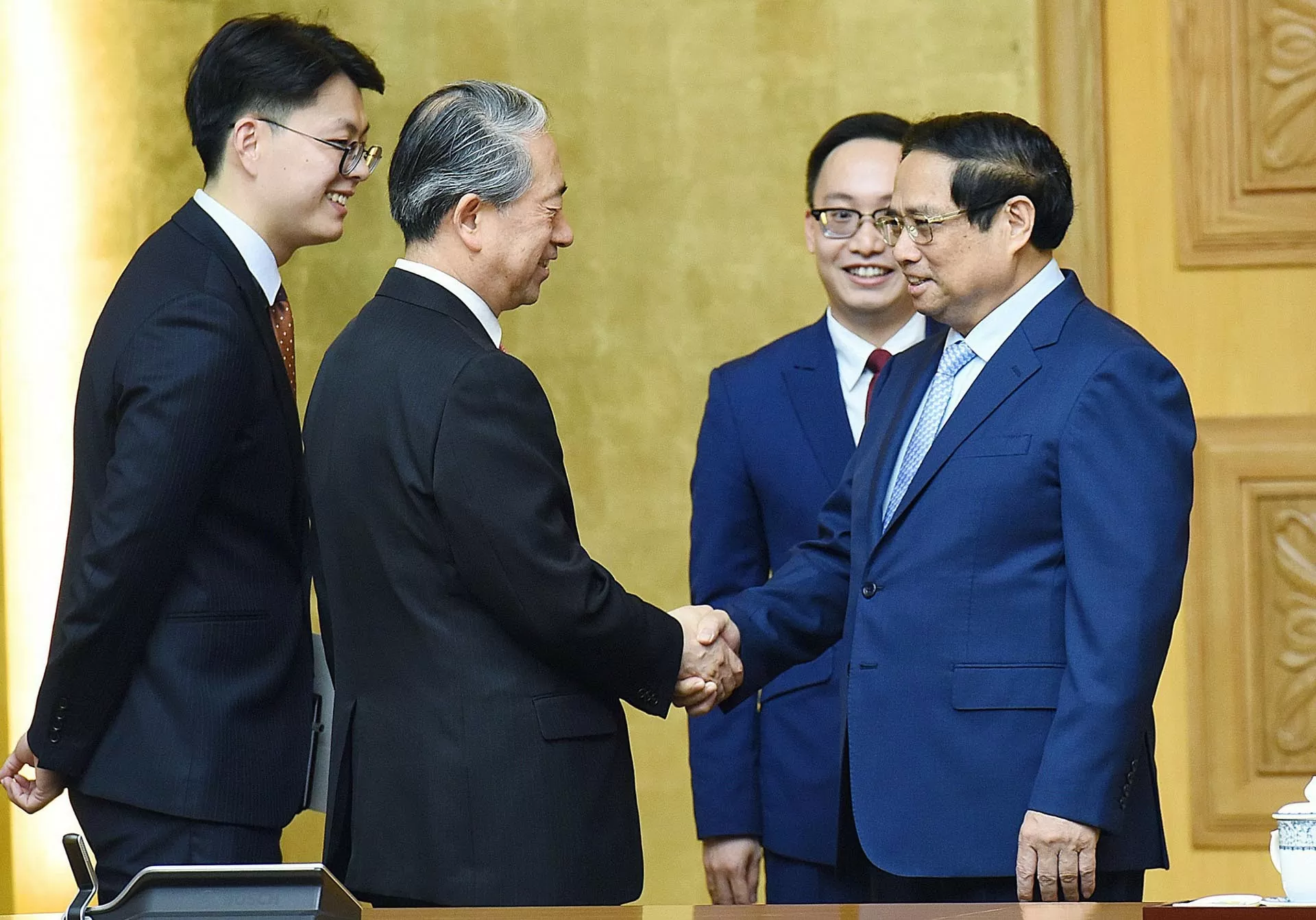 Thủ tướng Phạm Minh Chính tiếp Đại sứ Trung Quốc chào từ biệt, kết thúc nhiệm kỳ công tác tại Việt Nam Thủ tướng Phạm Minh Chính tiếp Đại sứ Trung Quốc chào từ biệt, kết thúc nhiệm kỳ công tác tại Việt Nam