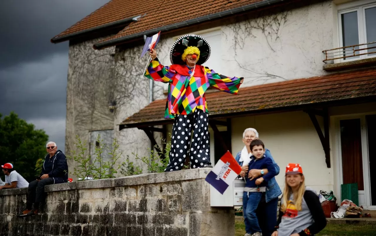 Những khung hình ấn tượng của giải đua xe đạp Tour de France Những khung hình ấn tượng của giải đua xe đạp Tour de France