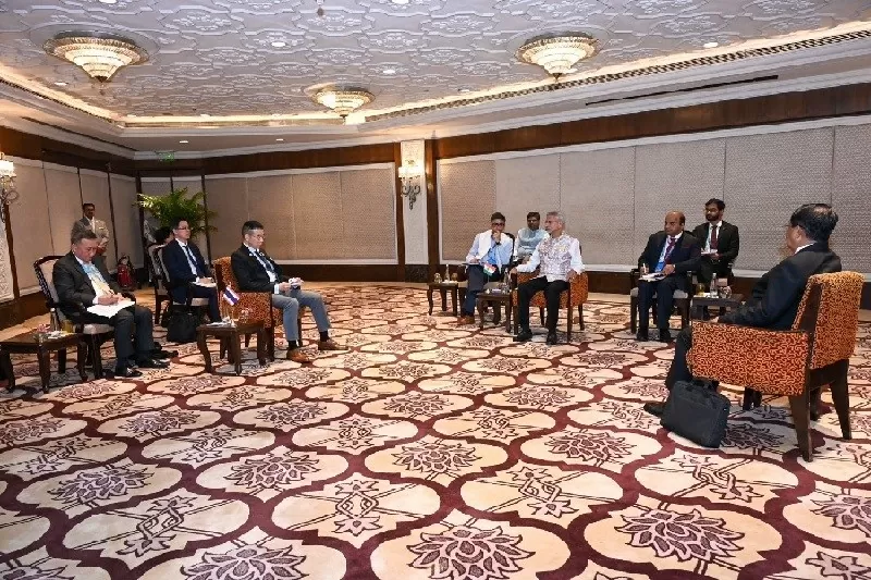 Ấn Độ thảo luận với hai nước Đông Nam Á về ổn định biên giới. (Nguồn: Bộ Ngoại giao Thái Lan) Ấn Độ thảo luận với hai nước Đông Nam Á về ổn định biên giới. (Nguồn: Bộ Ngoại giao Thái Lan)