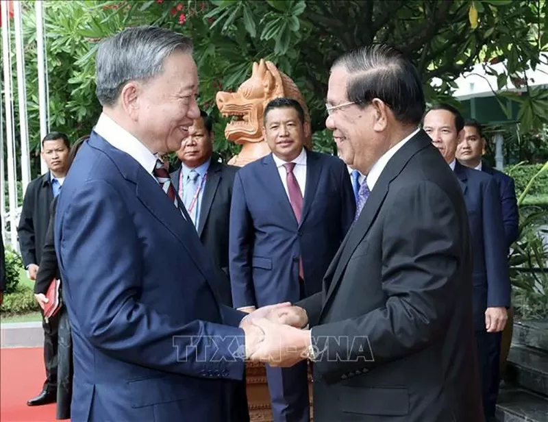 Chủ tịch nước Tô Lâm hội đàm với Chủ tịch Đảng CPP, Chủ tịch Thượng viện Campuchia Hun Sen Chủ tịch nước Tô Lâm hội đàm với Chủ tịch Đảng CPP, Chủ tịch Thượng viện Campuchia Hun Sen