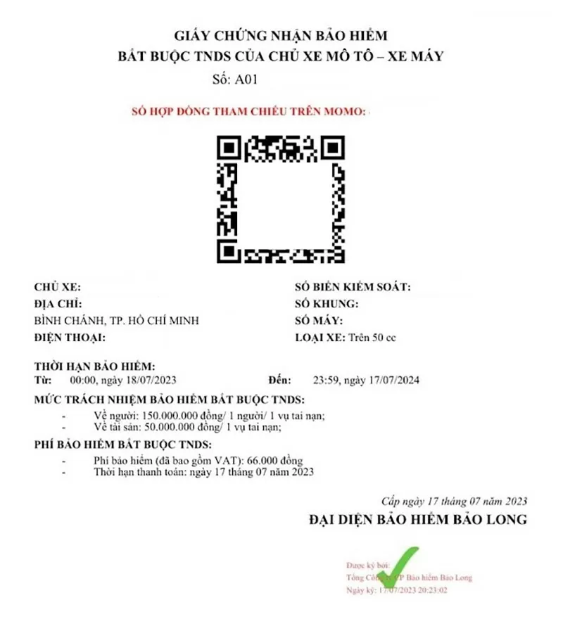 Hình ảnh bảo hiểm xe máy bắt buộc bản điện tử. Hình ảnh bảo hiểm xe máy bắt buộc bản điện tử.