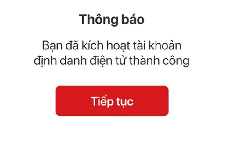 Hướng dẫn kích hoạt tài khoản định danh điện tử mức 2 trên VNeID Hướng dẫn kích hoạt tài khoản định danh điện tử mức 2 trên VNeID