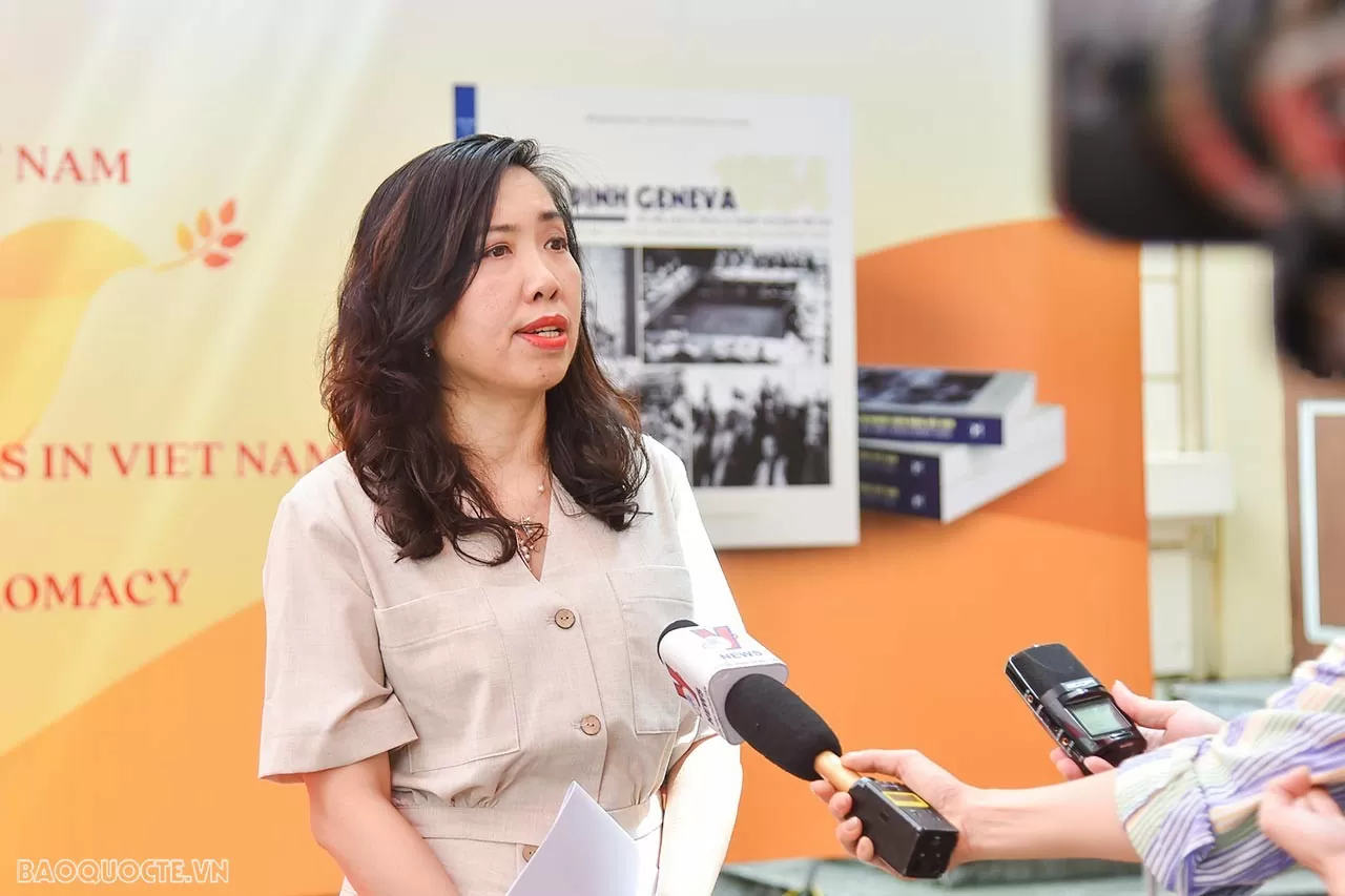 Triển lãm ‘Hiệp định Geneve về đình chỉ chiến sự ở Việt Nam-Mốc son lịch sử của nền Ngoại giao cách mạng Việt Nam’ Toàn cảnh khai mạc Triển lãm Hiệp định Geneva về đình chỉ chiến sự ở Việt Nam