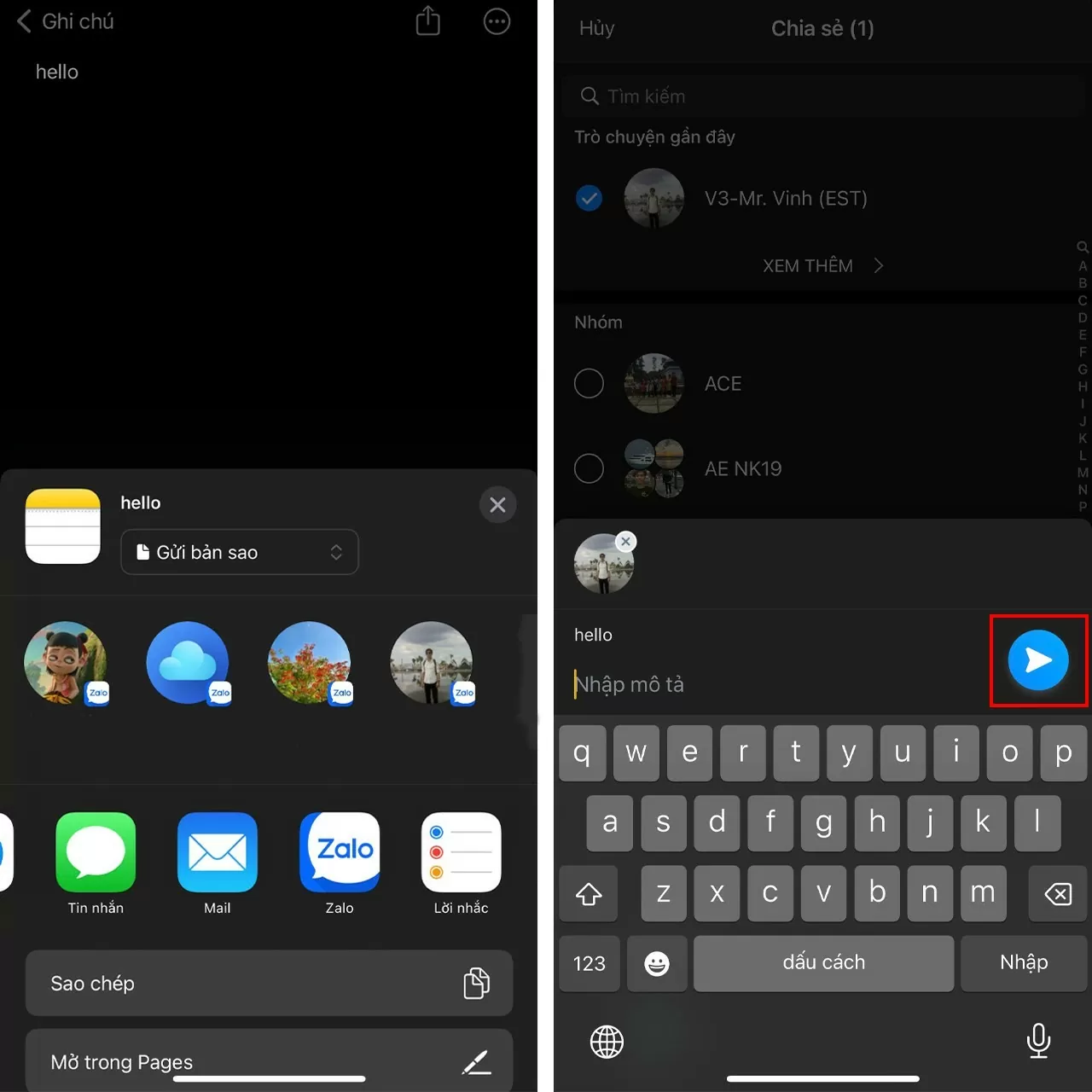 Hướng dẫn cách gửi bản sao ghi chú iPhone vô cùng đơn giản Hướng dẫn cách gửi bản sao ghi chú iPhone vô cùng đơn giản