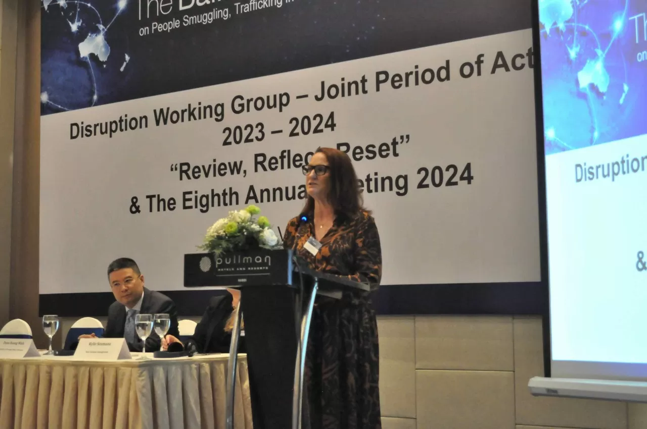 Đại sứ New Zealand tại Việt Nam Caroline Beresford đánh giá cao vai trò đồng chủ trì Nhóm làm việc của Việt Nam từ năm 2020 đến nay. (Ảnh: Xuân Sơn) Đại sứ New Zealand tại Việt Nam Caroline Beresford đánh giá cao vai trò đồng chủ trì Nhóm làm việc của Việt Nam từ năm 2020 đến nay. (Ảnh: Xuân Sơn)