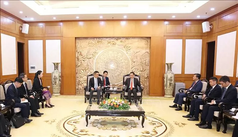 Trưởng ban Đối ngoại Trung ương tiếp Đoàn Ban Đối ngoại Trung ương Đảng Nhân dân Cách mạng Lào