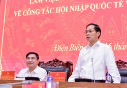 Bộ trưởng Ngoại giao Bùi Thanh Sơn thăm và làm việc về công tác hội nhập quốc tế và đối ngoại địa phương tại tỉnh Điện Biên
