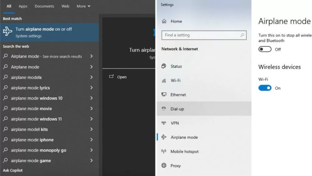 Hướng dẫn sửa lỗi khi không tắt được chế độ máy bay ở Windows 10 Hướng dẫn sửa lỗi khi không tắt được chế độ máy bay ở Windows 10