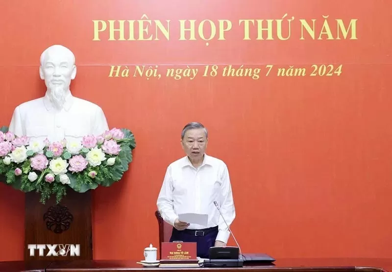 Chủ tịch nước Tô Lâm chủ trì phiên họp thứ 5 Hội đồng Quốc phòng và An ninh Chủ tịch nước Tô Lâm chủ trì phiên họp thứ 5 Hội đồng Quốc phòng và An ninh