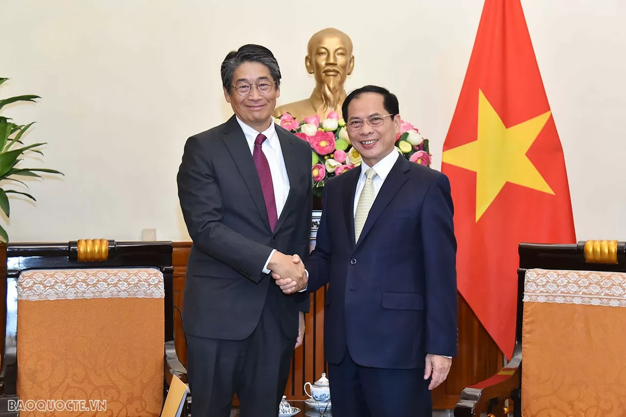 Bộ trưởng Ngoại giao Bùi Thanh Sơn tiếp tân Đại sứ Nhật Bản Ito Naoki, thúc đẩy hợp tác thực chất trong các lĩnh vực mới