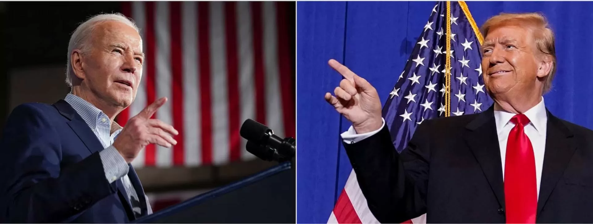 Tổng thống Joe Biden và người tiền nhiệm Donald Trump. (Nguồn: Reuters) Tổng thống Joe Biden và người tiền nhiệm Donald Trump. (Nguồn: Reuters)