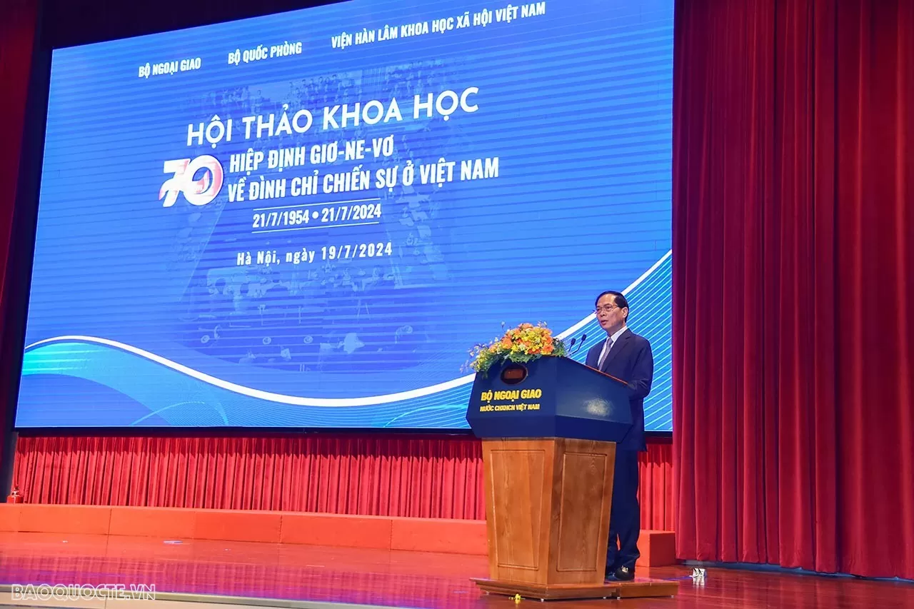 Khai mạc Hội thảo khoa học ’70 năm Hiệp định Geneve về đình chỉ chiến sự ở Việt Nam’ Phát huy các giá trị, bài học của Hiệp định Geneva, khơi dậy khát vọng xây dựng đất nước giàu mạnh