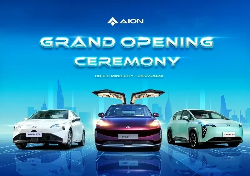 Xe điện GAC Aion sẽ ra mắt khách hàng Việt vào ngày 25/7 Xe điện GAC Aion sẽ ra mắt khách hàng Việt vào ngày 25/7