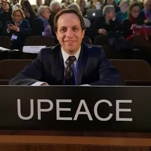 Ông David Fernández Puyana, Đại sứ Phái đoàn thường trực của Đại học Hòa bình (UPeace) tại Văn phòng Liên hợp quốc (LHQ) và các tổ chức quốc tế khác tại Geneva. (Nguồn: genderchampions.com) Ông David Fernández Puyana, Đại sứ Phái đoàn thường trực của Đại học Hòa bình (UPeace) tại Văn phòng Liên hợp quốc (LHQ) và các tổ chức quốc tế khác tại Geneva. (Nguồn: genderchampions.com)