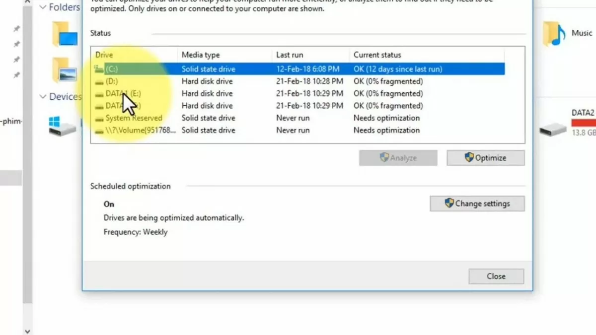 6 cách chống phân mảnh ổ cứng trên Windows 10 đơn giản 6 cách chống phân mảnh ổ cứng trên Windows 10 đơn giản