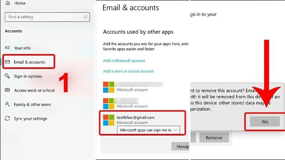 Hướng dẫn cách xóa tài khoản Microsoft trên Windows 10 siêu dễ Hướng dẫn cách xóa tài khoản Microsoft trên Windows 10 siêu dễ