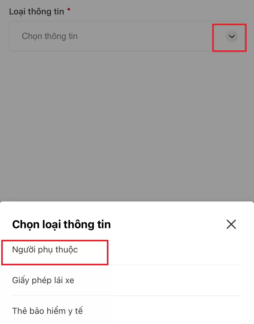 Hướng dẫn cách tích hợp thông tin người phụ thuộc trên VNeID Hướng dẫn cách tích hợp thông tin người phụ thuộc trên VNeID