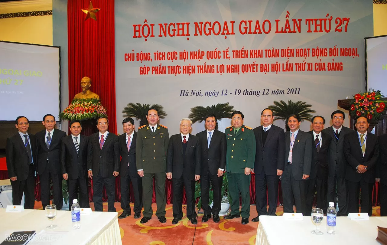 Những hình ảnh của Tổng Bí thư Nguyễn Phú Trọng tại các kỳ Hội nghị Ngoại giao Những hình ảnh của Tổng Bí thư Nguyễn Phú Trọng tại các kỳ Hội nghị Ngoại giao