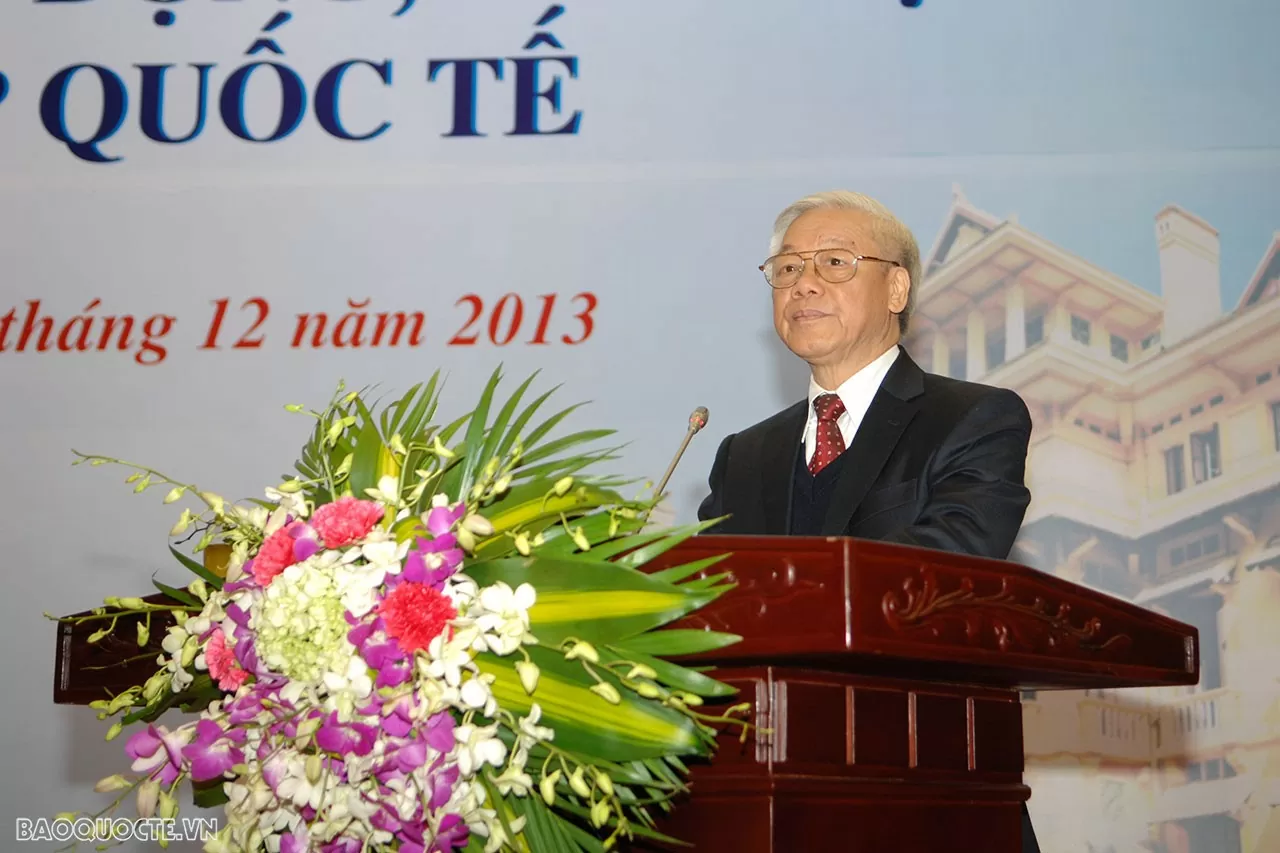 Những hình ảnh của Tổng Bí thư Nguyễn Phú Trọng tại các kỳ Hội nghị Ngoại giao Những hình ảnh của Tổng Bí thư Nguyễn Phú Trọng tại các kỳ Hội nghị Ngoại giao