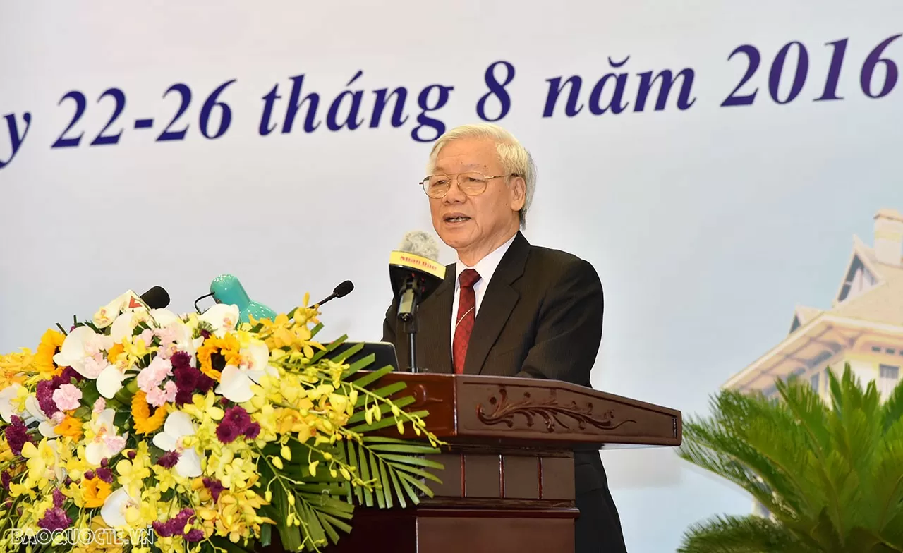 Những hình ảnh của Tổng Bí thư Nguyễn Phú Trọng tại các kỳ Hội nghị Ngoại giao Những hình ảnh của Tổng Bí thư Nguyễn Phú Trọng tại các kỳ Hội nghị Ngoại giao