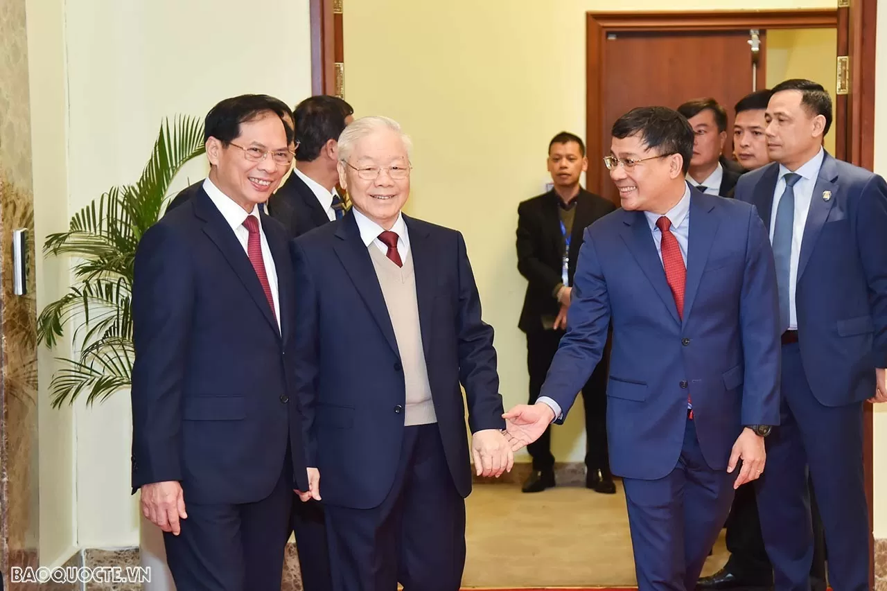 Những hình ảnh của Tổng Bí thư Nguyễn Phú Trọng tại các kỳ Hội nghị Ngoại giao Những hình ảnh của Tổng Bí thư Nguyễn Phú Trọng tại các kỳ Hội nghị Ngoại giao