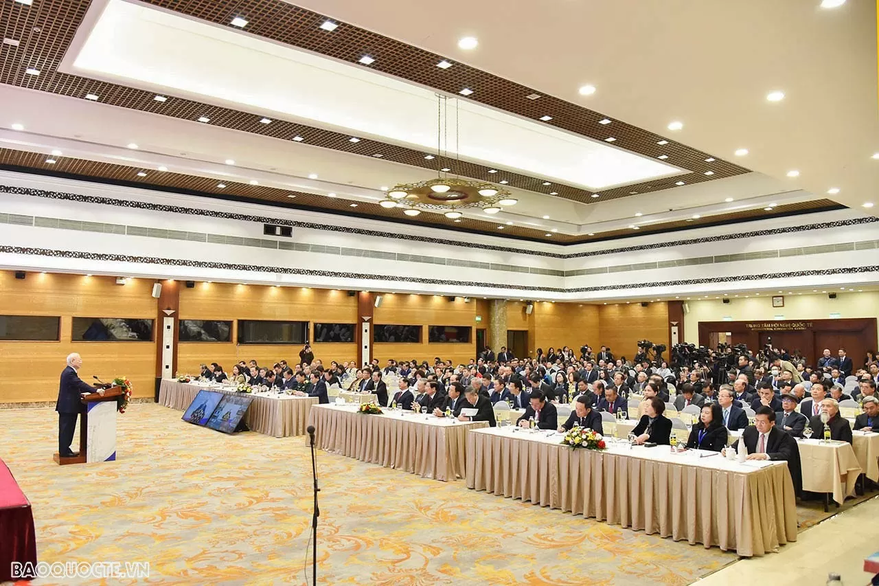 Những hình ảnh của Tổng Bí thư Nguyễn Phú Trọng tại các kỳ Hội nghị Ngoại giao Những hình ảnh của Tổng Bí thư Nguyễn Phú Trọng tại các kỳ Hội nghị Ngoại giao