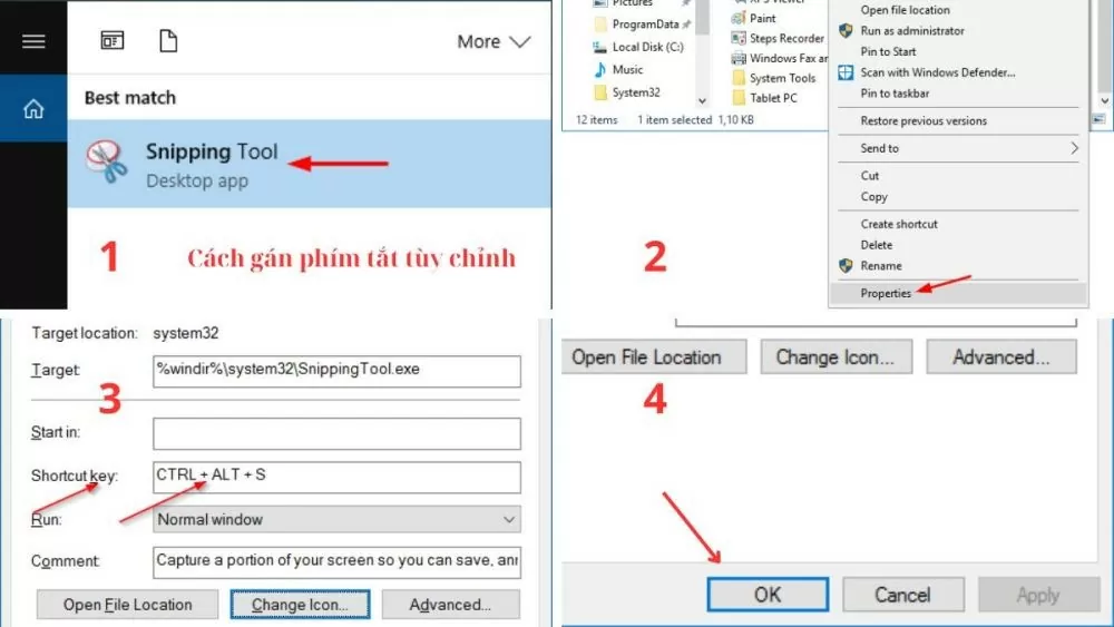 Cách sử dụng phím tắt Snipping Tool để chụp màn hình trên máy tính Cách sử dụng phím tắt Snipping Tool để chụp màn hình trên máy tính