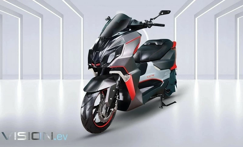 Cận cảnh xe máy điện Vision.ev vừa trình làng tại Indonesia Cận cảnh xe máy điện Vision.ev vừa trình làng tại Indonesia