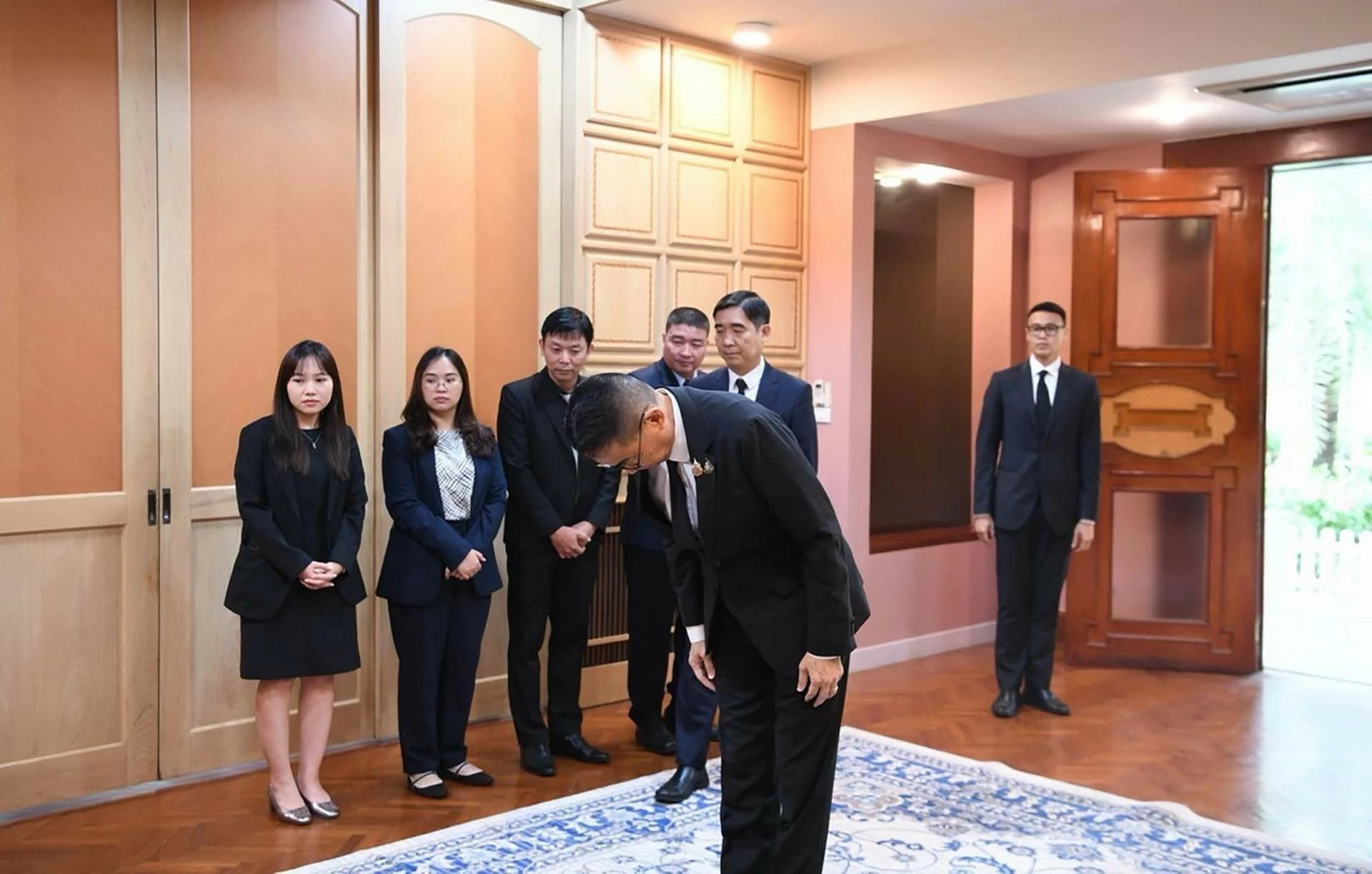 Bộ trưởng Ngoại giao Vương quốc Thái Lan Maris Sangiampongsa viếng Tổng Bí thư Nguyễn Phú Trọng. (Nguồn: TTXVN) Bộ trưởng Ngoại giao Vương quốc Thái Lan Maris Sangiampongsa viếng Tổng Bí thư Nguyễn Phú Trọng. (Nguồn: TTXVN)
